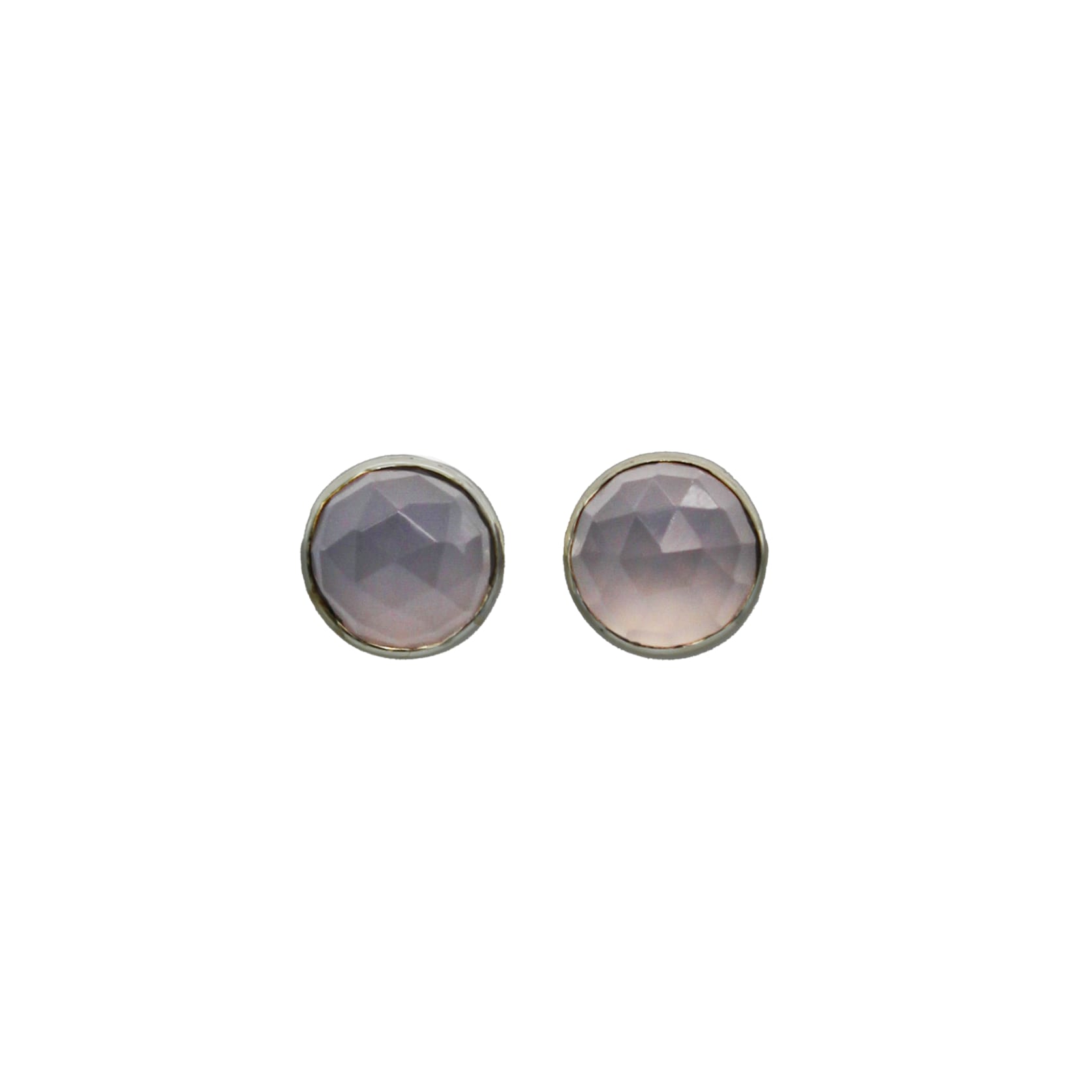 Cardona Stud Earrings – Lilac Chalcedony