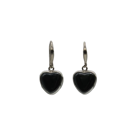 Kela Hook Earrings – Hematite