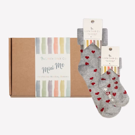 Mini Me Matching Sock Gift Set in Hart ???? - The Perfect Gift for Birthdays, Mothers Day or Father’s Day