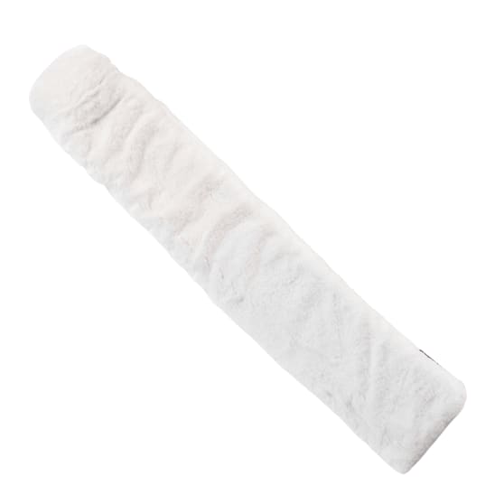 Long Silky Soft White Faux Fur Hot Water Bottle