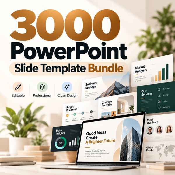 3000 Slides Presentation Bundle / Набір презентацій: 3000 слайдів