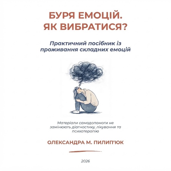 БУРЯ ЕМОЦІЙ. ЯК ВИБРАТИСЯ? Практичний посібник із проживання складних емоцій
