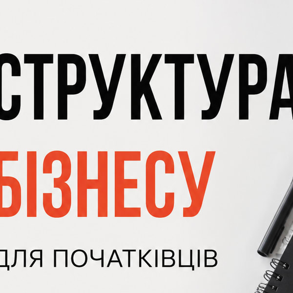 Структура бізнесу для початківців