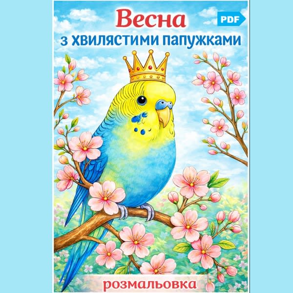 Весна з хвилястими папужками