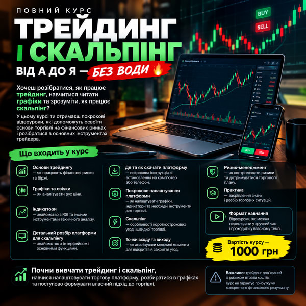 Курс Трейдинг Скальпинг від А до Я🔥