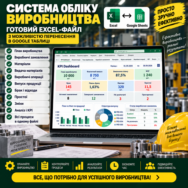 Система обліку виробництва