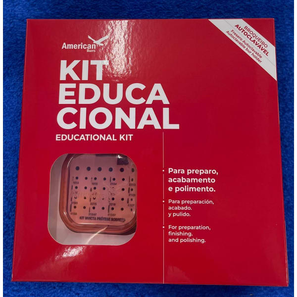 Kit Invicta Básico Universal Dentística UFSM Cod 16175 - American Burrs
