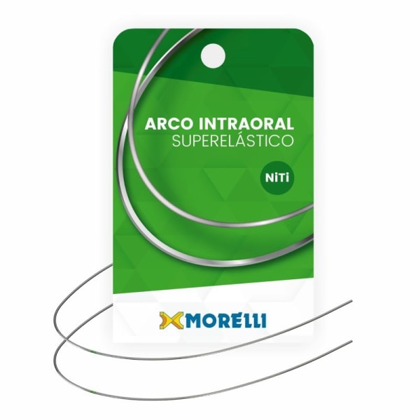 Arco Intraoral Superelastico Medio Niti Retangular (.019X.025) 0,48X0,63Mm Ref: 50.72.014 - Morelli