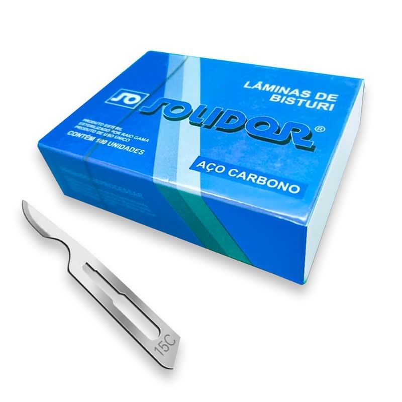 Lamina de Bisturi Nº15C - Solidor