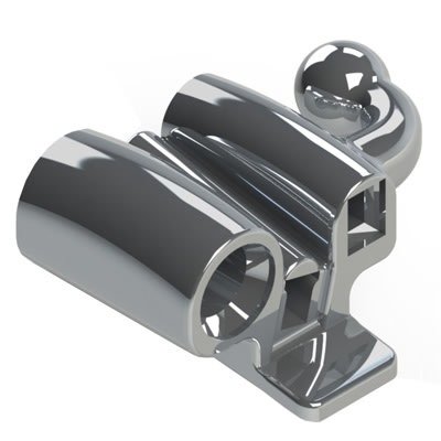 Tubo Prescrição M.B.T. Triplo Conv. .022" Ø.045" Solda 16 Gancho Ref: 20.35.501 Morelli