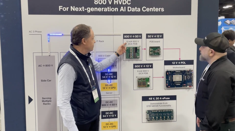 ST Microelectronics Showcases AI Data Center Power Architecture 