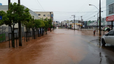 Chuva forte afeta municípios da região