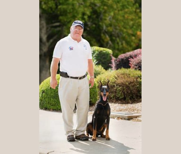 Deacon, a Doberman Pinscher tested with EmbarkVet.com