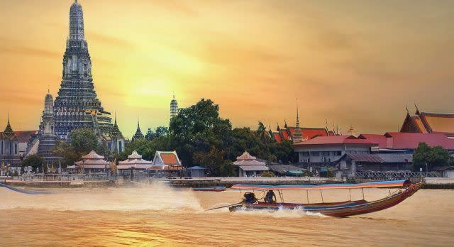 Bootsfahrt auf Chao Phraya Fluss