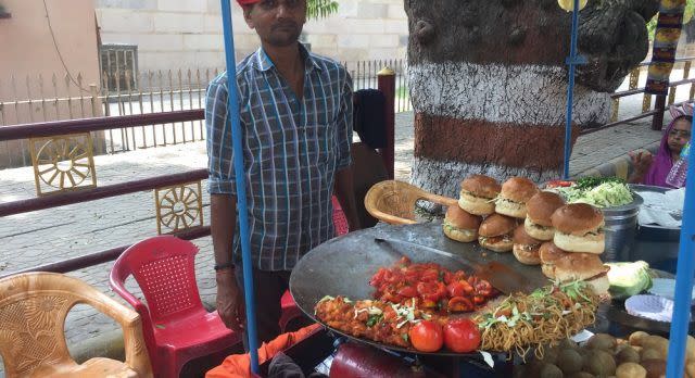 Street food in India