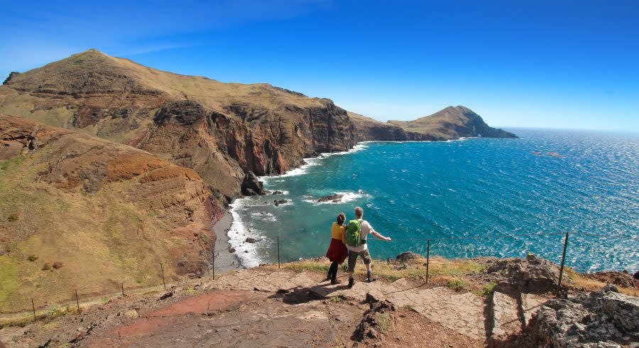 Tip of St. Lawrence (Ponta de São Lourenço) Madeira island in Portugal