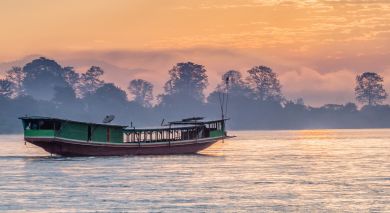 Example private tour: Luxury Cruising on the Mighty Mekong Example private tour: Luxury Cruising on the Mighty Mekong