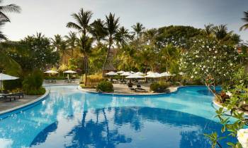 This is a photo of the pool at the Melia Bali Indonesia