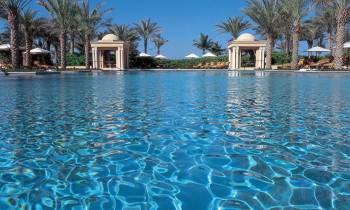 a large pool of water