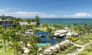 a resort near the water
