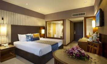 a hotel room