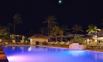 a large pool of water