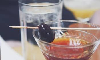 a glass of orange juice