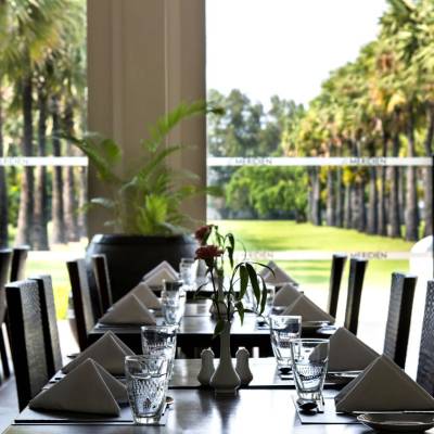 a dining table
