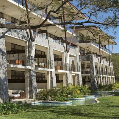 Resort blended into nature