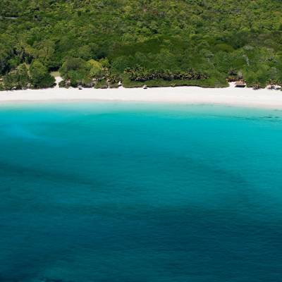 Beach aerial view