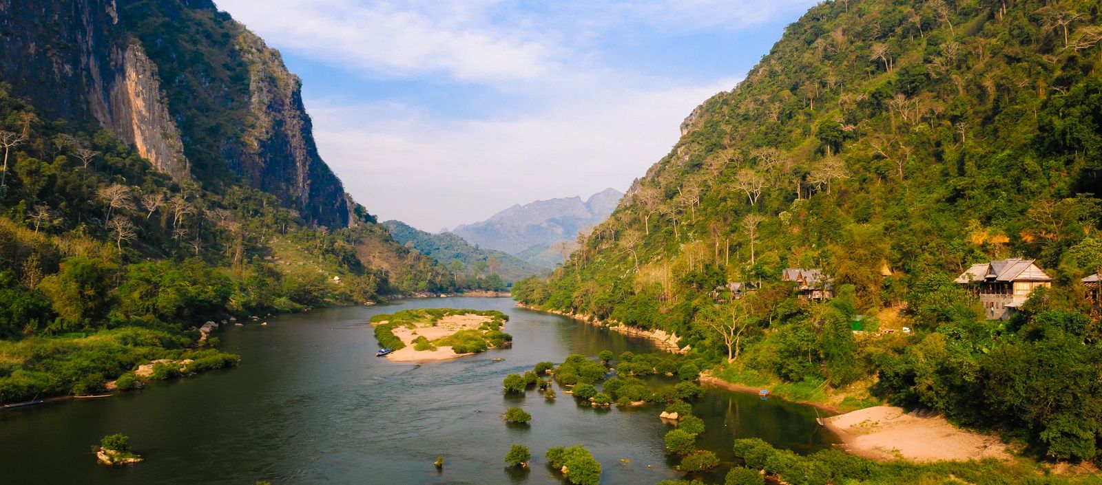Talfluss in Laos