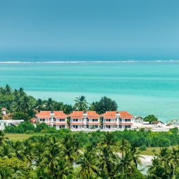 Tropical resort at Minicoy in Lakshwadeep