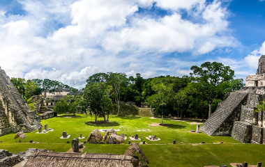 Enchanting Travels Guatemala ToursMayan Temples of Gran Plaza or Plaza Mayor at Tikal National Park