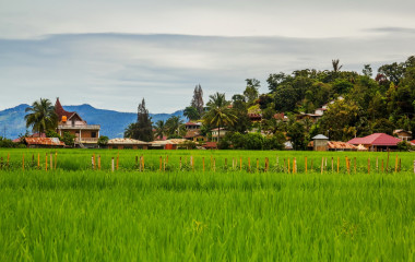 Rural scene of Samosir Island Indonesia, Asia Tours