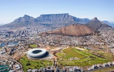Cape Town tour seen from above