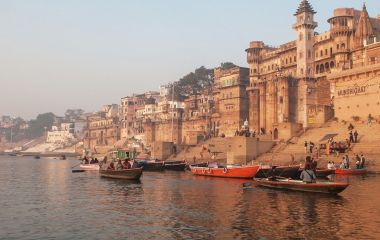 Varanasi India, Ganges river shore