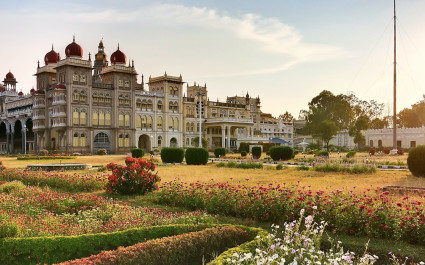 Bezoek de paleizen op de Noord-of Zuid-India reizen, zoals de Mysore Palace