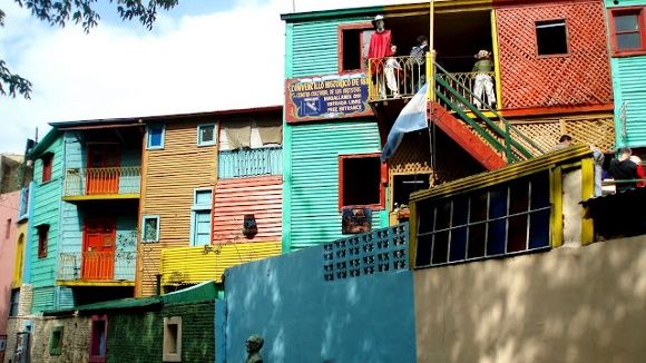 Bunte Wohnung in Argentinien