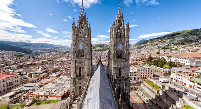 Die Kathedrale von Quito gehört zu den schönsten Gebäuden Ecuadors