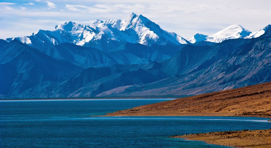 Eindrucksvolles Panorama der Himalaya Berge