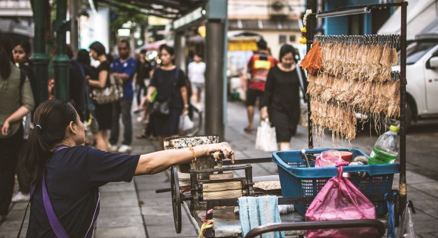 Street Food Stand in Thailand