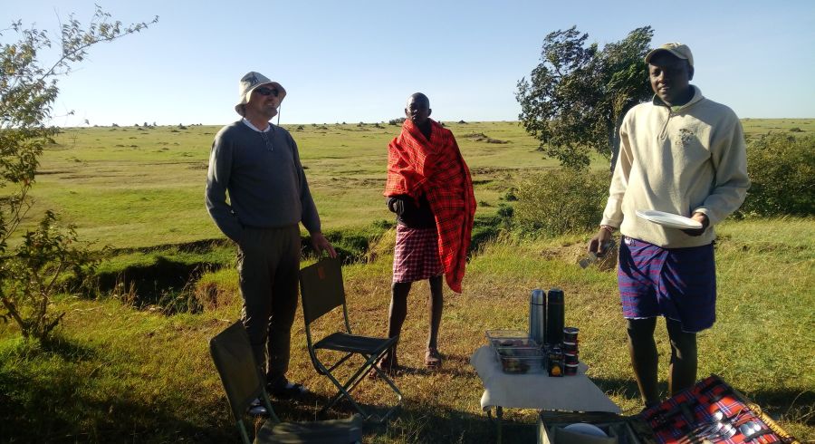 Unsere Gäste in Masai Mara, Kenia