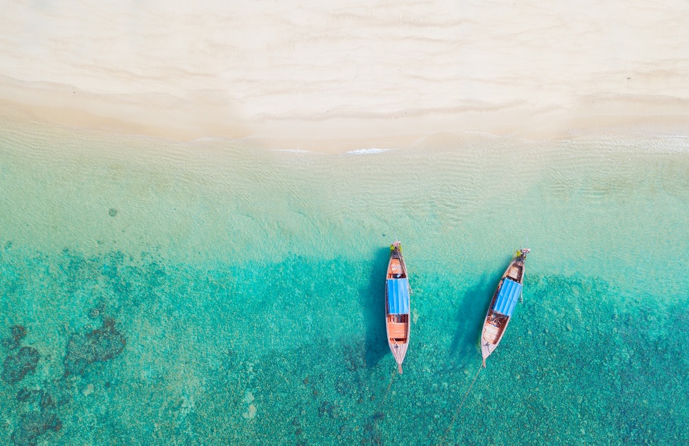 Enchanting Travels India Tours Andaman Islands Beach top view or aerial view The Andamands in India