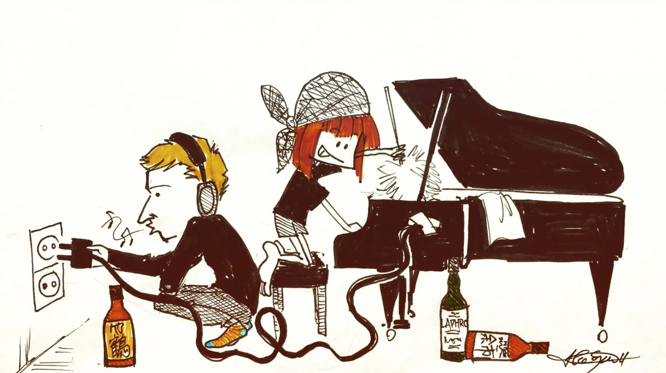 Creative use of pianos