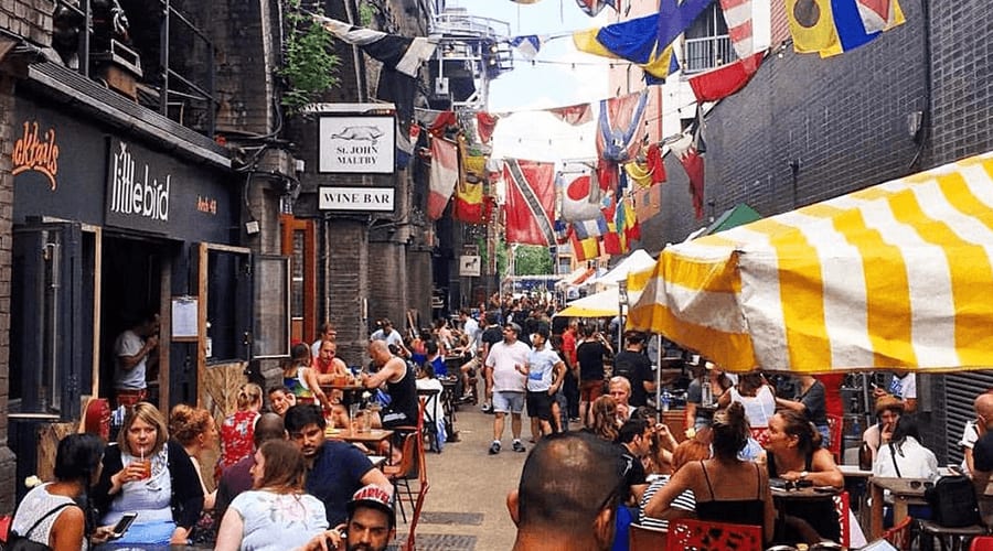 Maltby Street Market in Bermondsey