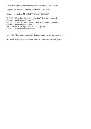 Article black stains mt65o5 - Eugenol