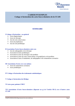 Cahier exemples ccam jxr0ye - Eugenol