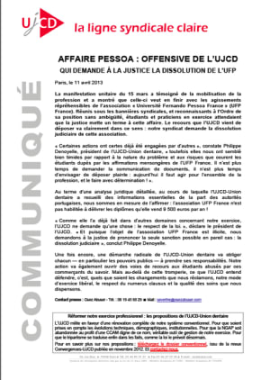 Communiqu  ujcd 11 04 2013 mclwpk - Eugenol