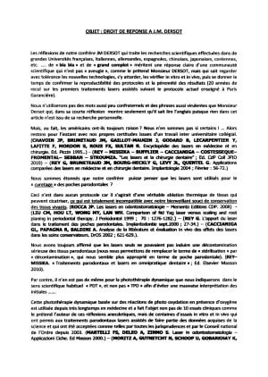 Droit de reponse a jm dersot. s - Eugenol