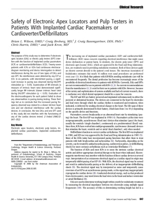 Pacemaker and apex locator and pulp tester n4hrmg - Eugenol